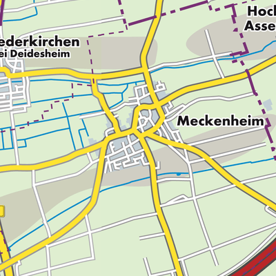 Übersichtsplan Meckenheim