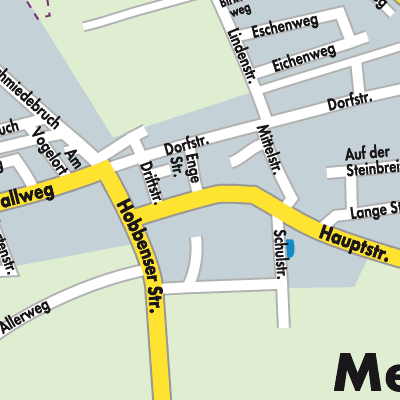 Stadtplan Meerbeck