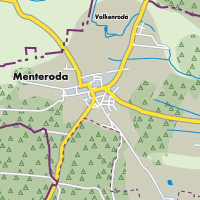 Übersichtsplan Menteroda