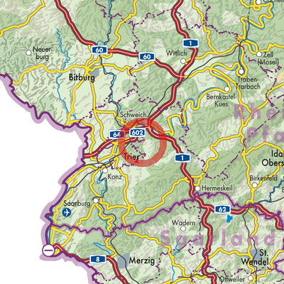 Landkarte Mertesdorf