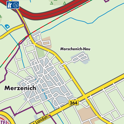 Übersichtsplan Merzenich