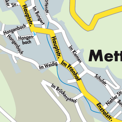 Stadtplan Mettendorf