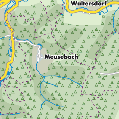 Übersichtsplan Meusebach