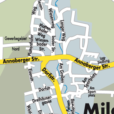 Stadtplan Mildenau