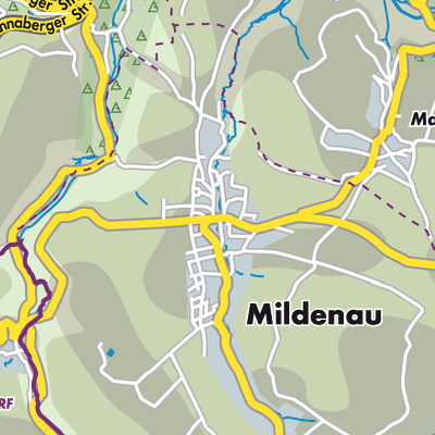 Übersichtsplan Mildenau