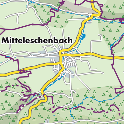 Übersichtsplan Mitteleschenbach
