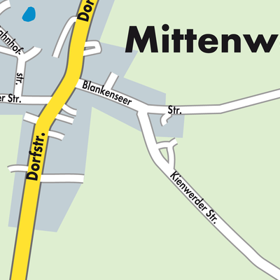 Stadtplan Mittenwalde