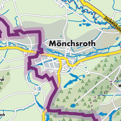 Übersichtsplan Mönchsroth