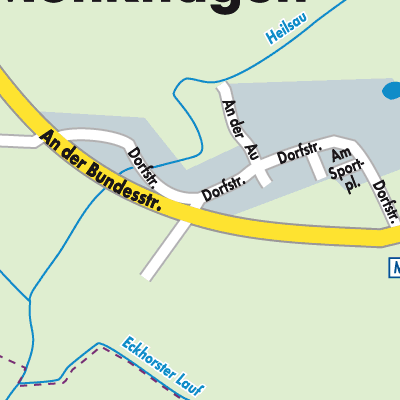 Stadtplan Mönkhagen