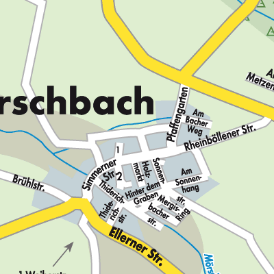 Stadtplan Mörschbach