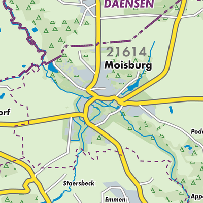 Übersichtsplan Moisburg