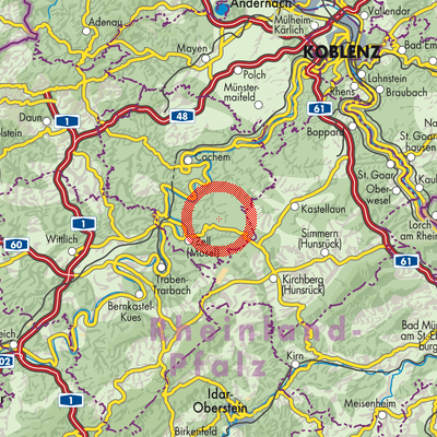 Landkarte Moritzheim