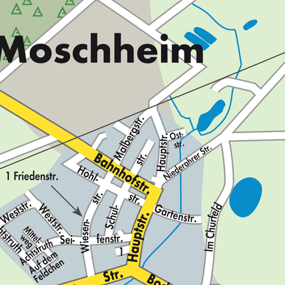 Stadtplan Moschheim