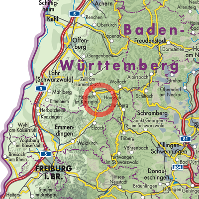 Landkarte Mühlenbach