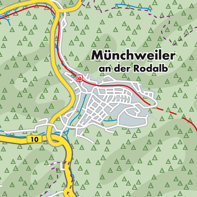 Übersichtsplan Münchweiler an der Rodalb