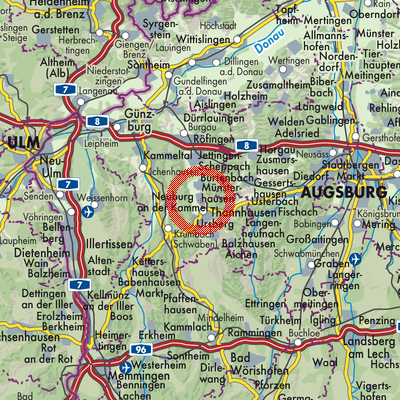 Landkarte Münsterhausen