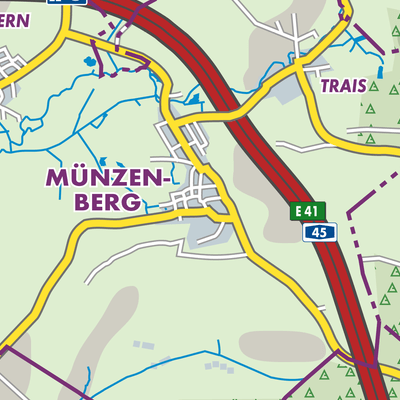 Übersichtsplan Münzenberg