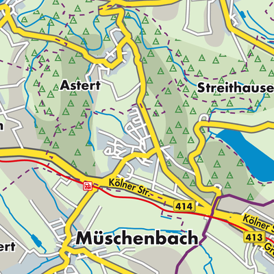 Übersichtsplan Müschenbach