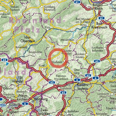 Landkarte Nerzweiler