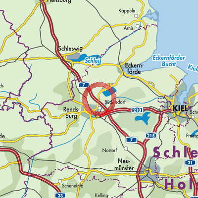 Landkarte Neu Duvenstedt