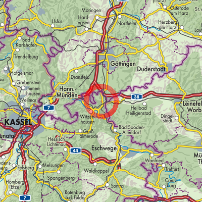 Landkarte Neu-Eichenberg