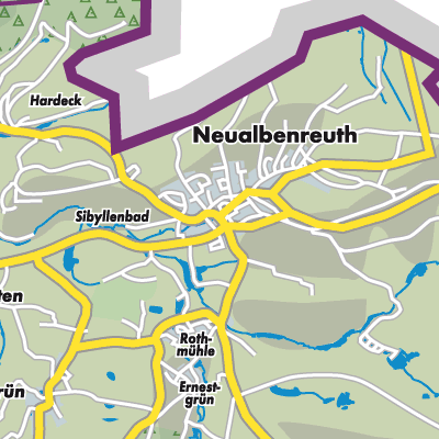 Übersichtsplan Bad Neualbenreuth
