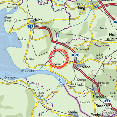 Landkarte Neuendorf-Sachsenbande