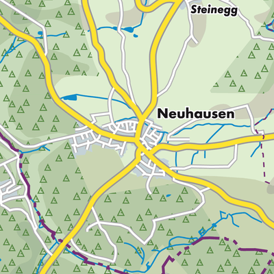 Übersichtsplan Neuhausen