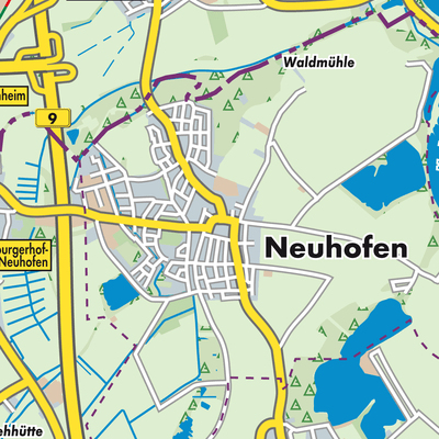 Übersichtsplan Neuhofen