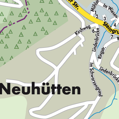 Stadtplan Neuhütten