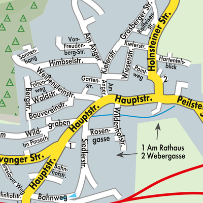 Stadtplan Neukirchen bei Sulzbach-Rosenberg