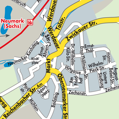 Stadtplan Neumark