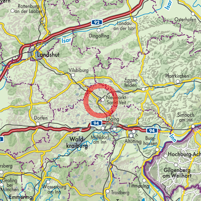 Landkarte Neumarkt-Sankt Veit