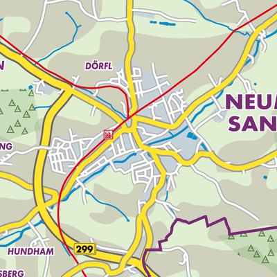 Übersichtsplan Neumarkt-Sankt Veit