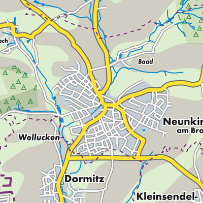 Übersichtsplan Neunkirchen am Brand