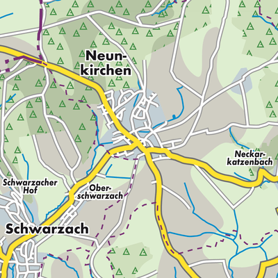 Übersichtsplan Neunkirchen