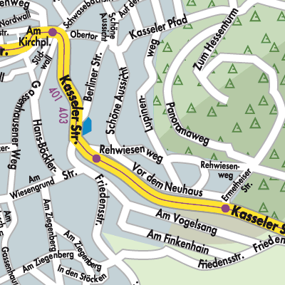Stadtplan Niedenstein
