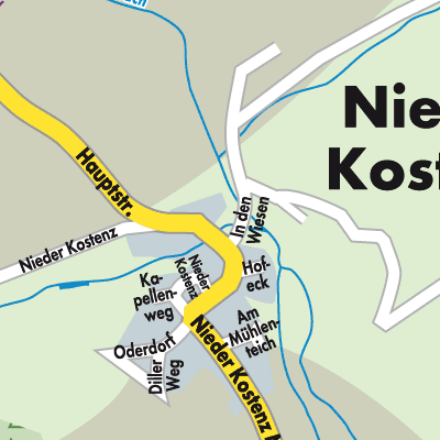 Stadtplan Nieder Kostenz