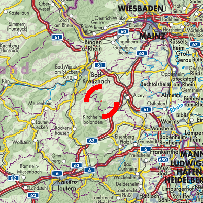 Landkarte Nieder-Wiesen