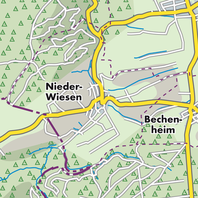 Übersichtsplan Nieder-Wiesen