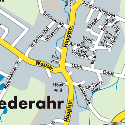 Stadtplan Niederahr