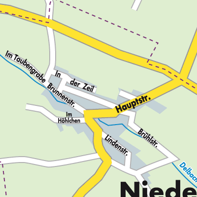 Stadtplan Niederbachheim