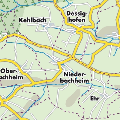 Übersichtsplan Niederbachheim