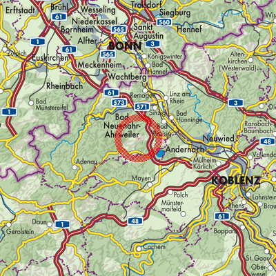 Landkarte Niederdürenbach