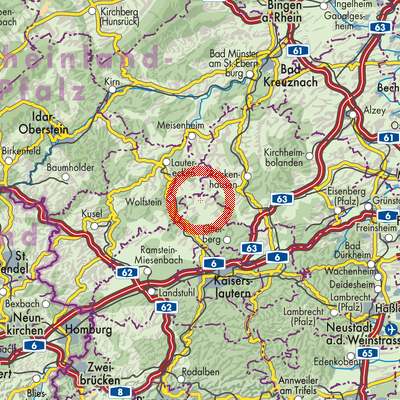 Landkarte Niederkirchen