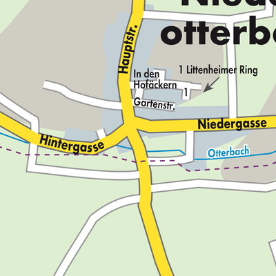 Stadtplan Niederotterbach