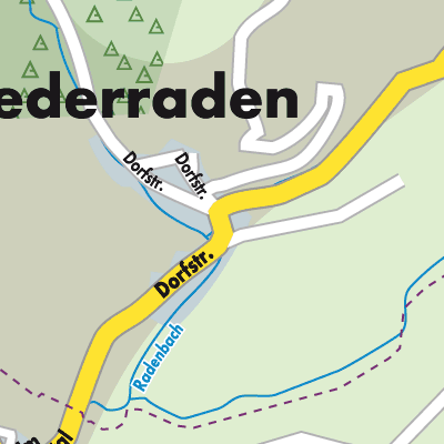 Stadtplan Niederraden