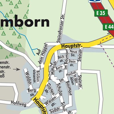 Stadtplan Nomborn