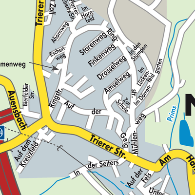 Stadtplan Nonnweiler