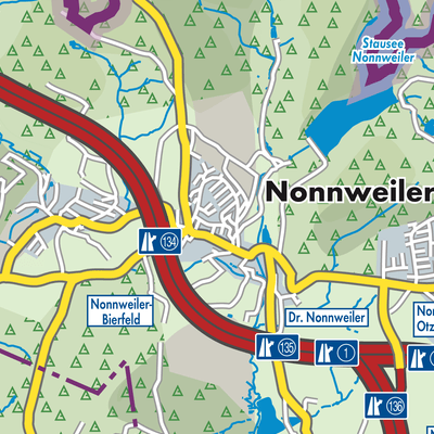 Übersichtsplan Nonnweiler